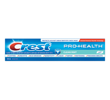 Image du produit Crest - Dentifrice Pro-Santé formule douce, 130 ml, menthe poivrée