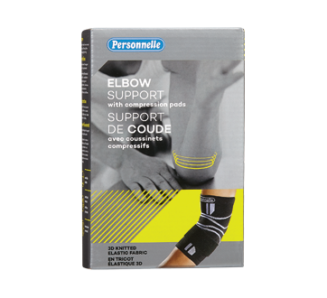 Support de coude en tricot élastique 3D, 1 unité, medium