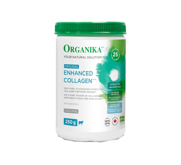 Image du produit ORGANIKA - Enhanced Collagen poudre de collagènes hydrolisés sans saveur, 250 g