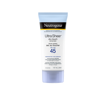 Ultra Sheer écran solaire sec au toucher FPS 45, 147 ml