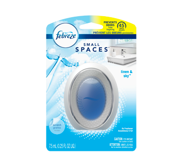 Assainisseur d'air Febreze Small Spaces, 1 unité, ciel et air frais