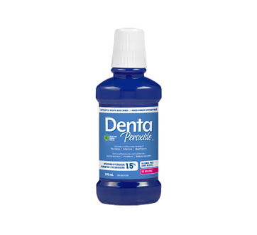 Image du produit Denta - Peroxide rince-bouche antiseptique, 240 ml, menthe fraîche