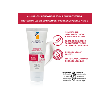 Image 3 du produit Ombrelle - Soin complet lotion légère pour le corps et visage FPS 30, 90 ml