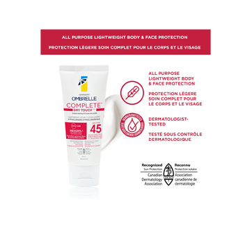 Image 2 du produit Ombrelle - Soin complet sensibilité avancée lotion légère pour le corps et visage FPS 45, 90 ml