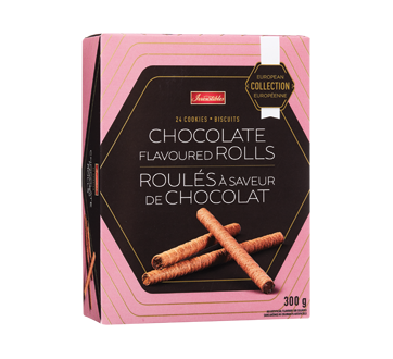 Roulés à saveur de chocolat, 300 g