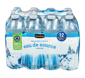 Eau de source ozonée naturelle à 100%, 12 X 500 ml