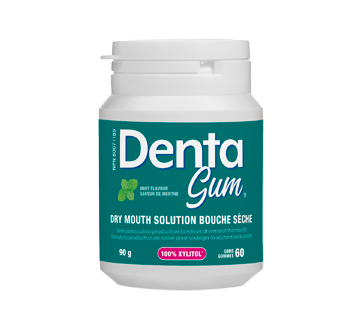 Image du produit Denta - Gum gommes pour la bouche sèche, 60 unités, menthe