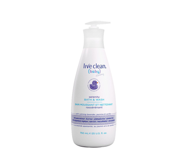 Bain moussant et nettoyant rassérénant, 750 ml