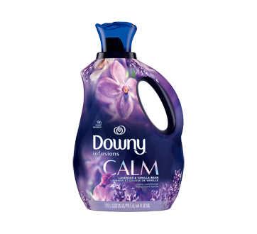 Infusions Calm assouplissant textile liquide, 1.92 L, lavande et gousse de vanille