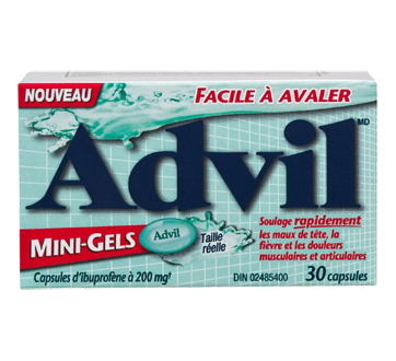 Image du produit Advil - Capsules d'ibuprofène mini-gels, 30 unités