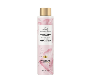 Image du produit Pantene Pro-V - Nutrient Blends shampooing sans-sulfate hydratation avec eau de rose, 285 ml