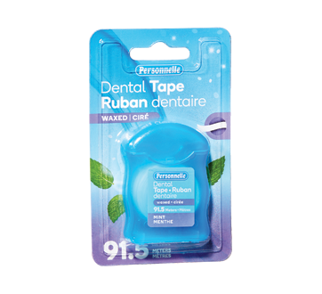 Ruban dentaire ciré, 91.5 m, menthe