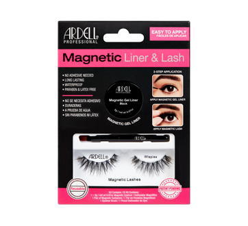 Traceur et faux-cils magnétiques, 2 unités, Wispies