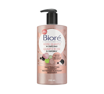 Quartz rose + Charbon nettoyant purifiant quotidien, 200 ml