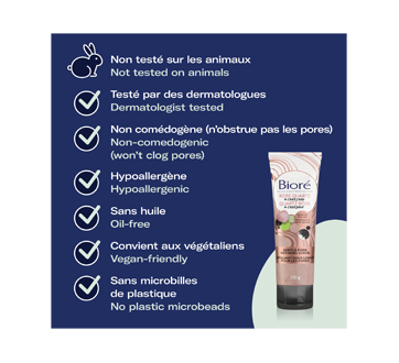 Image 6 du produit Bioré - Quartz rose + Charbon exfoliant doux lissant pour les pores, 110 g