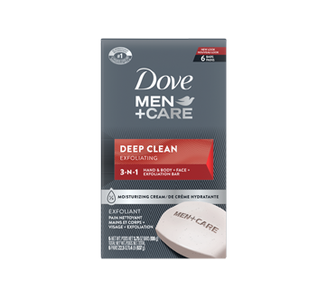 Image du produit Dove Men + Care - Pain nettoyant corps + visage, 637 g, nettoyage en profondeur