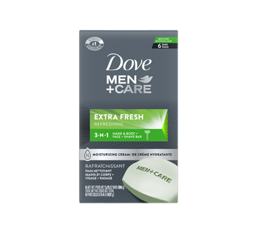 Image du produit Dove Men + Care - Pain nettoyant corps + visage, 637 g, fraîcheur ultra