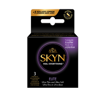 Image du produit LifeStyles - Skyn Elite condoms en polyisoprène synthétique, 3 unités
