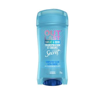 Image du produit Secret - Antisudorifique et désodorisant gel clarté pour femmes Outlast, 73 g, ultra propre