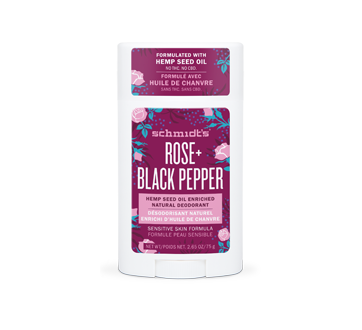 Désodorisant, 75 g, chanvre rose poivre noir