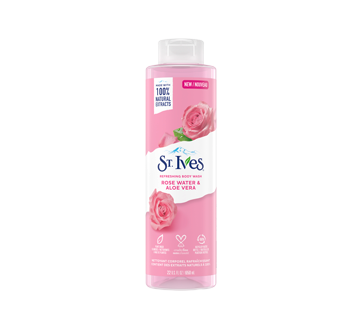 Image du produit St. Ives - Nettoyant corporel, 650 ml, rose + aloès