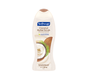 Image du produit SoftSoap - Coconut Butter Scrub gel douche exfoliant, 591 ml