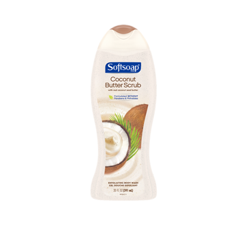 Coconut Butter Scrub gel douche exfoliant, 591 ml