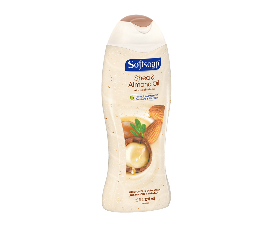 Shea & Almond Oil gel douche hydratant, 591 ml SoftSoap Gel douche et nettoyant Jean Coutu
