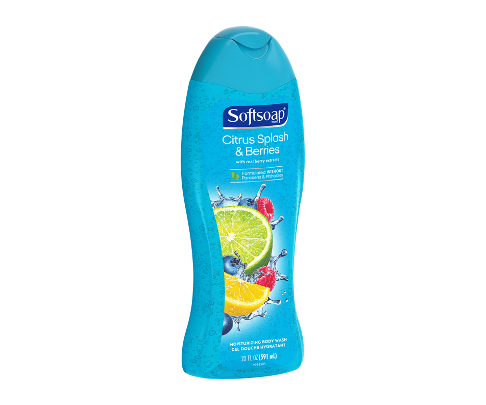 Citrus Splash & Berries gel douche hydratant, 591 ml SoftSoap Gel
