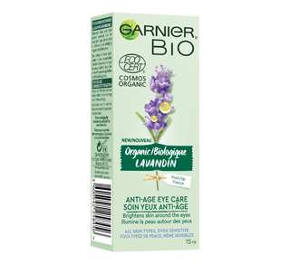 Garnier Bio soin yeux anti-âge au lavandin biologique, 15 ml