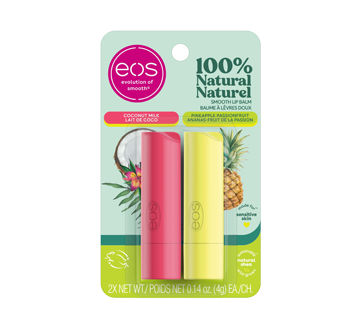 Baume à lèvres, 2 unités, coconut/ananas