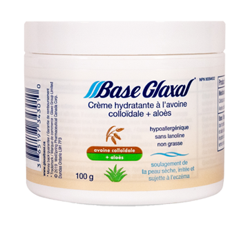 Image 1 du produit Base Glaxal - Crème hydratante à l'avoine colloïdale + aloès, 100 g