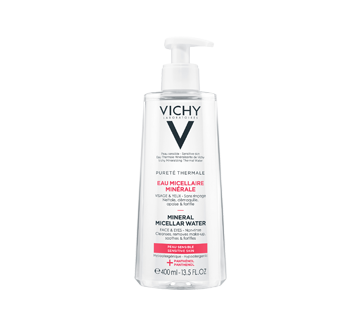 Image du produit Vichy - Pureté Thermale eau micellaire minérale, 400 ml, peau sensible