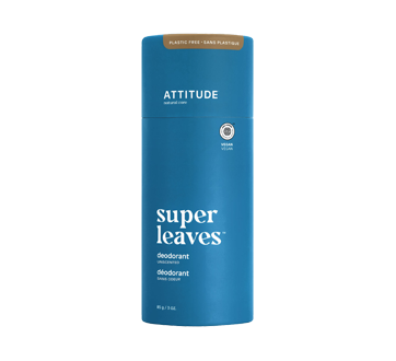 Super Leaves déodorant naturel sans plastique, 85 g, sans odeur