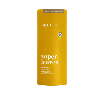 Super Leaves déodorant naturel sans plastique, 85 g, feuilles de citronnier