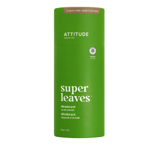 Super Leaves déodorant naturel sans plastique, feuilles d'olivier, 85 g