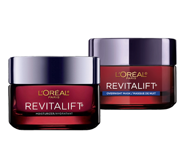 Image 1 du produit L'Oréal Paris - Revitalift Triple Power LZR crème de jour et nuit anti-âge avec Pro-Rétinol, vitamine C et acide hyaluronique, 2 x 50 ml