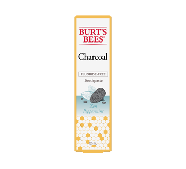 Dentifrice sans fluorure au charbon, 105 ml, menthe poivrée zen