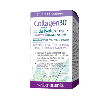 Image du produit Webber Naturals - Webber Naturals Collagen30 acide hyaluronique, comprimés, 180 unités