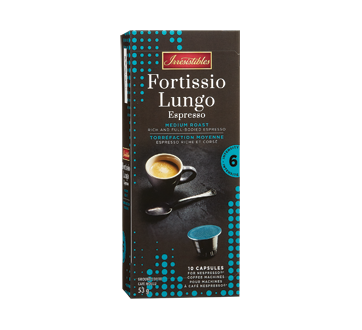 Fortissio Lungo Espresso capsules pour Nespresso, 10 unités