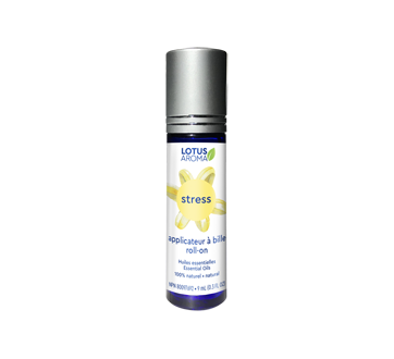 Stress mélange d'huiles essentielles, applicateur à bille, 9 ml