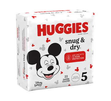 Image 2 du produit Huggies - Snug & Dry couches pour bébés, taille 5, 22 unités