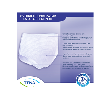 Image 4 du produit Tena - Culottes contre l'incontinence super absorption, 13 unités, petit