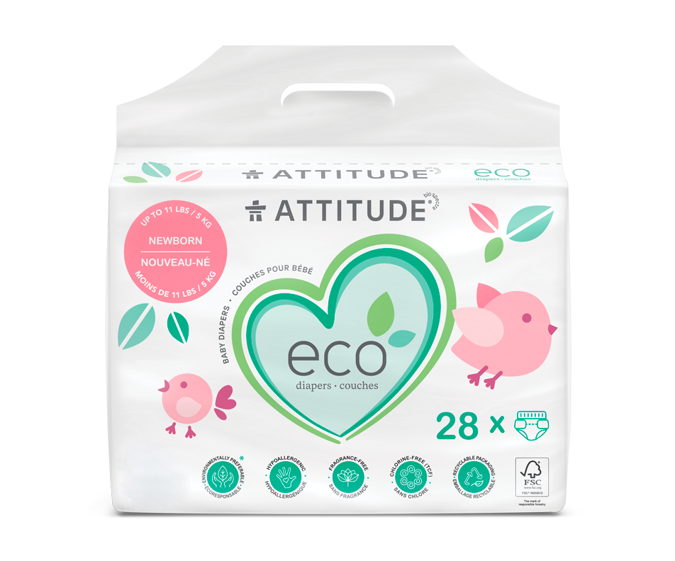 Couches pour bébé nouveauné Attitude Couche Jean Coutu