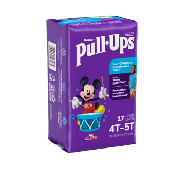 Image 2 du produit Pull-Ups - Sous-vêtements d'entraînement pour garçons, 4T-5T, 17 unités