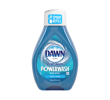 Platinum Powerwash savon à vaisselle en vaporisateur, 473 ml, parfum frais