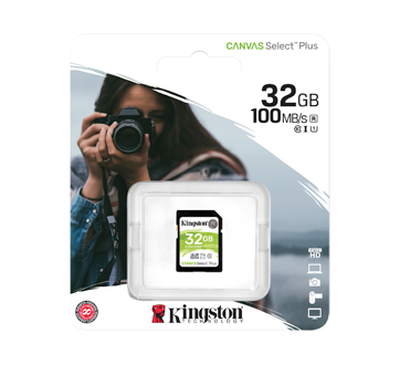 Canvas Select plus carte 32gb SDHC, 1 unité