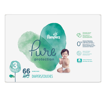 Couches Pure Protection, 66 unités, taille 3