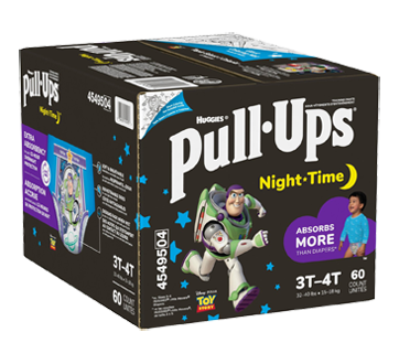 Image 2 du produit Pull-Ups - Night-Time sous-vêtements d'entraînement pour garçons, 3T-4T, 60 unités