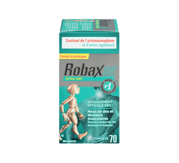 Image du produit Robax - Robaxacet relaxant musculaire, 70 unités, très fort